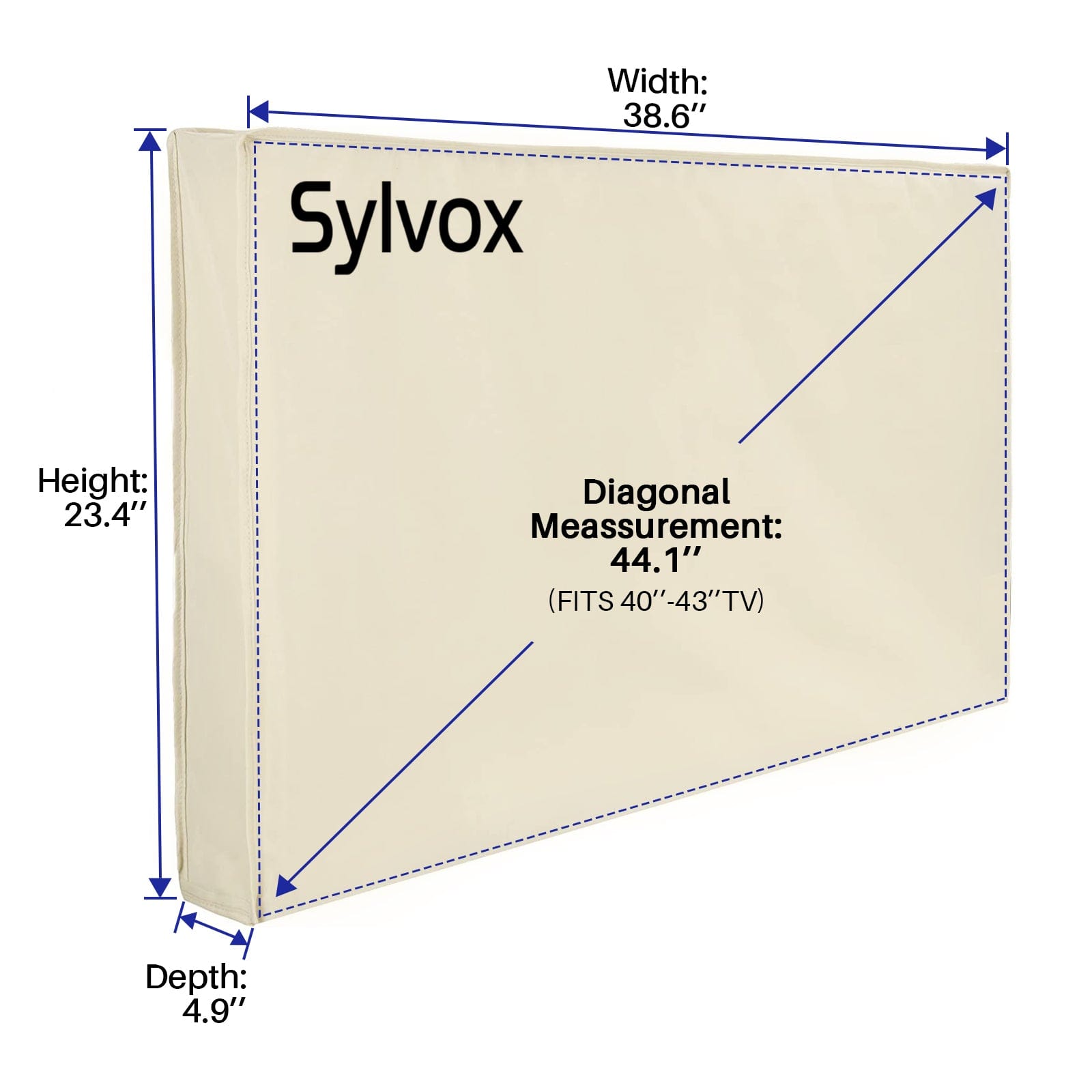 Sylvox Waterproof Outdoor TV Cover for 40-43" TVs OT43A1COVER