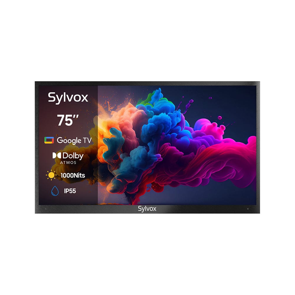 Sylvox 75" Outdoor Partial Sun TV Deck Pro QLED Series 2.0 OQ75A2KHGD