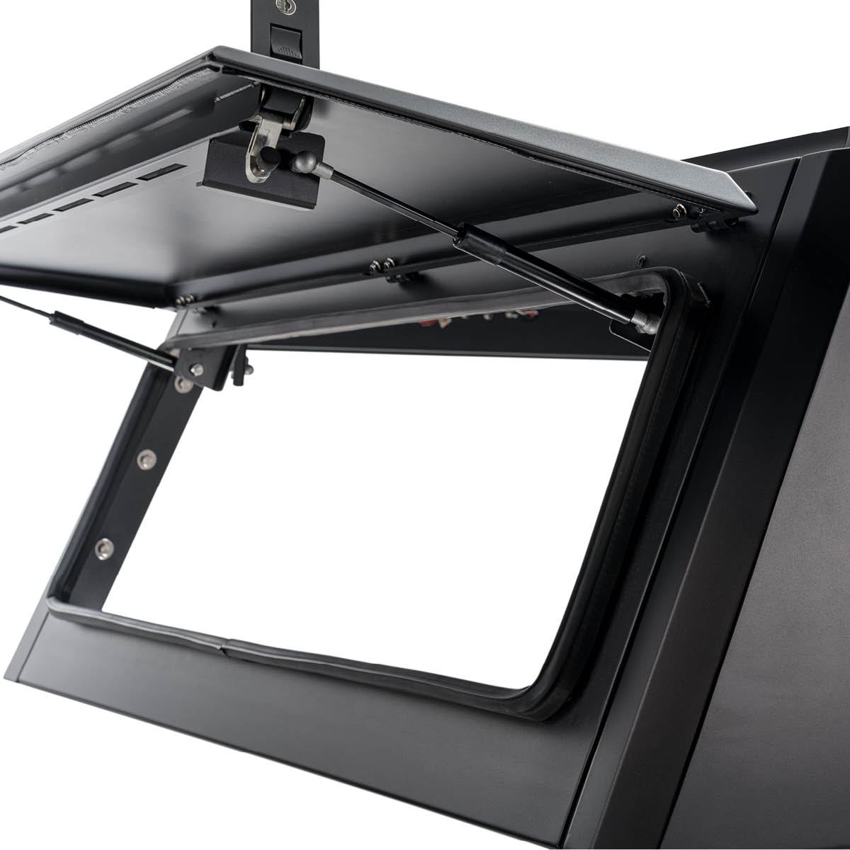 Overland Vehicle Systems Expedition Truck Cap W/Full Wing Doors, Front and Rear Windows & 3rd Brake Light 70100001