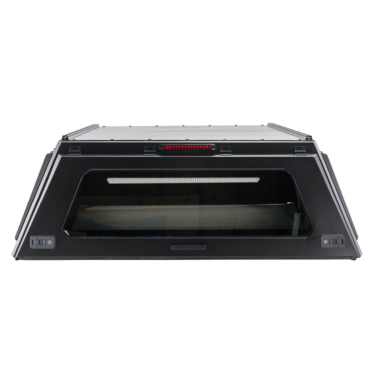 Overland Vehicle Systems Expedition Truck Cap W/Full Wing Doors, Front and Rear Windows & 3rd Brake Light 70100001