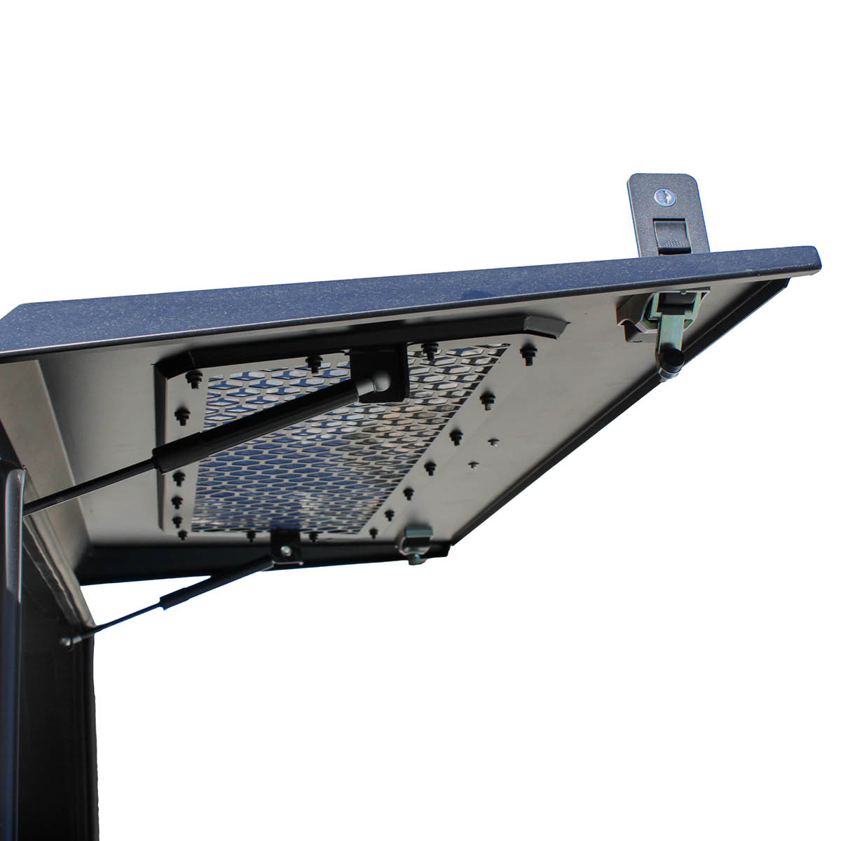 Overland Vehicle Systems Expedition Truck Cap W/Full Wing Doors, Front and Rear Windows & 3rd Brake Light 70100001
