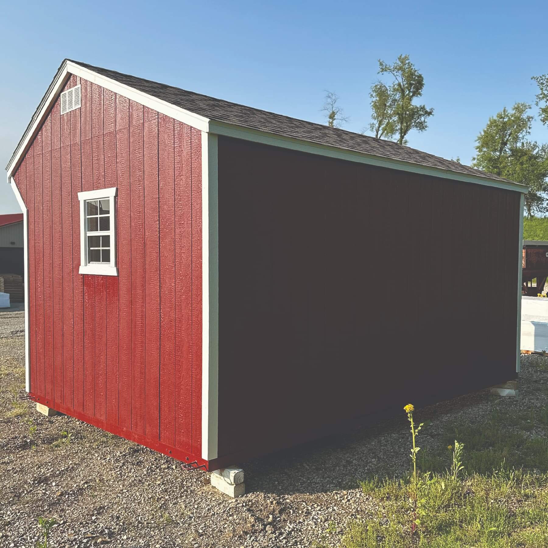 Little Cottage Co. 10x16 Value Animal Run-In Shelter with Tack Room