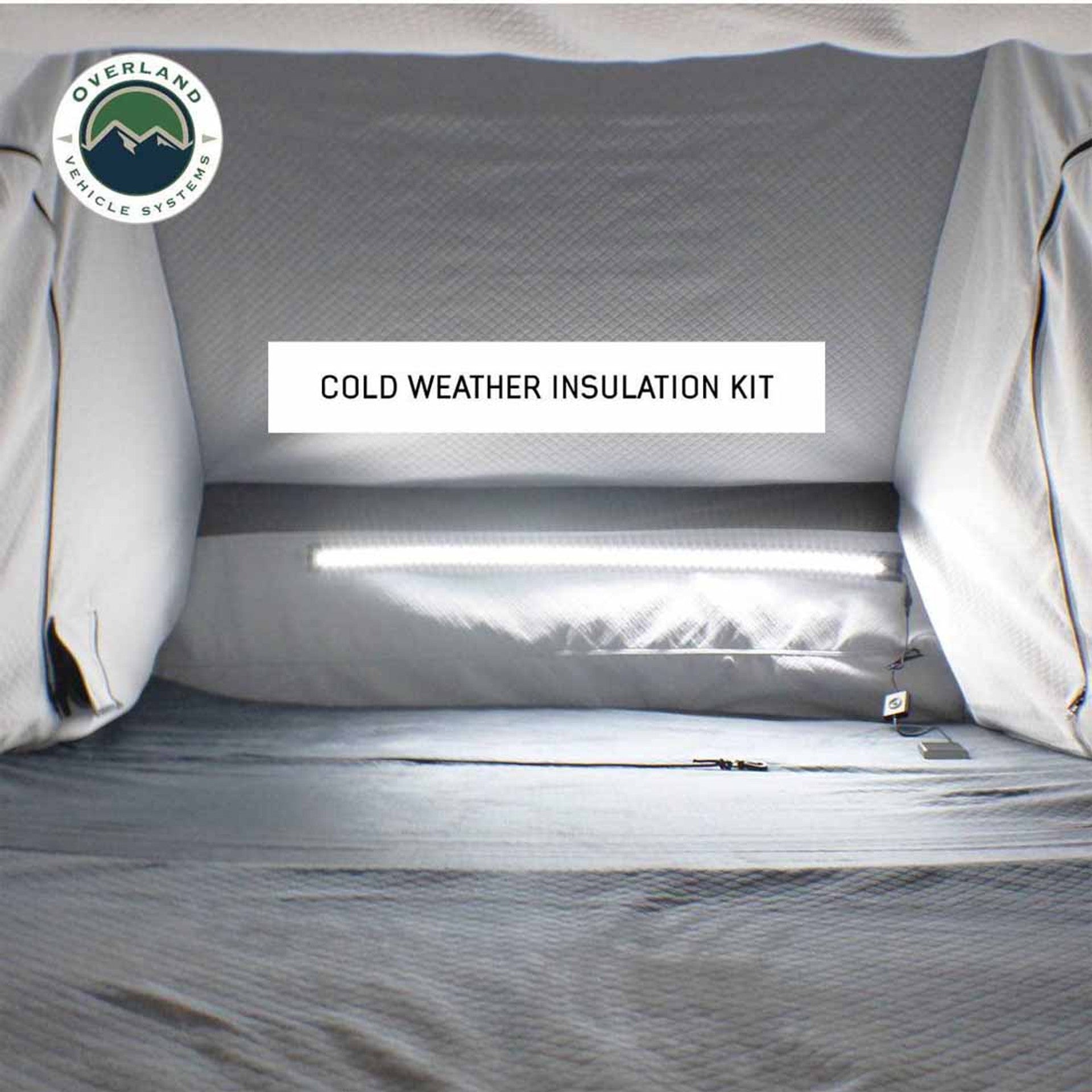 Overland Vehicle Systems XD Everest Cantilever Aluminum Hard Shell Roof Top Tent, Blue Body & Black Rainfly 18489902