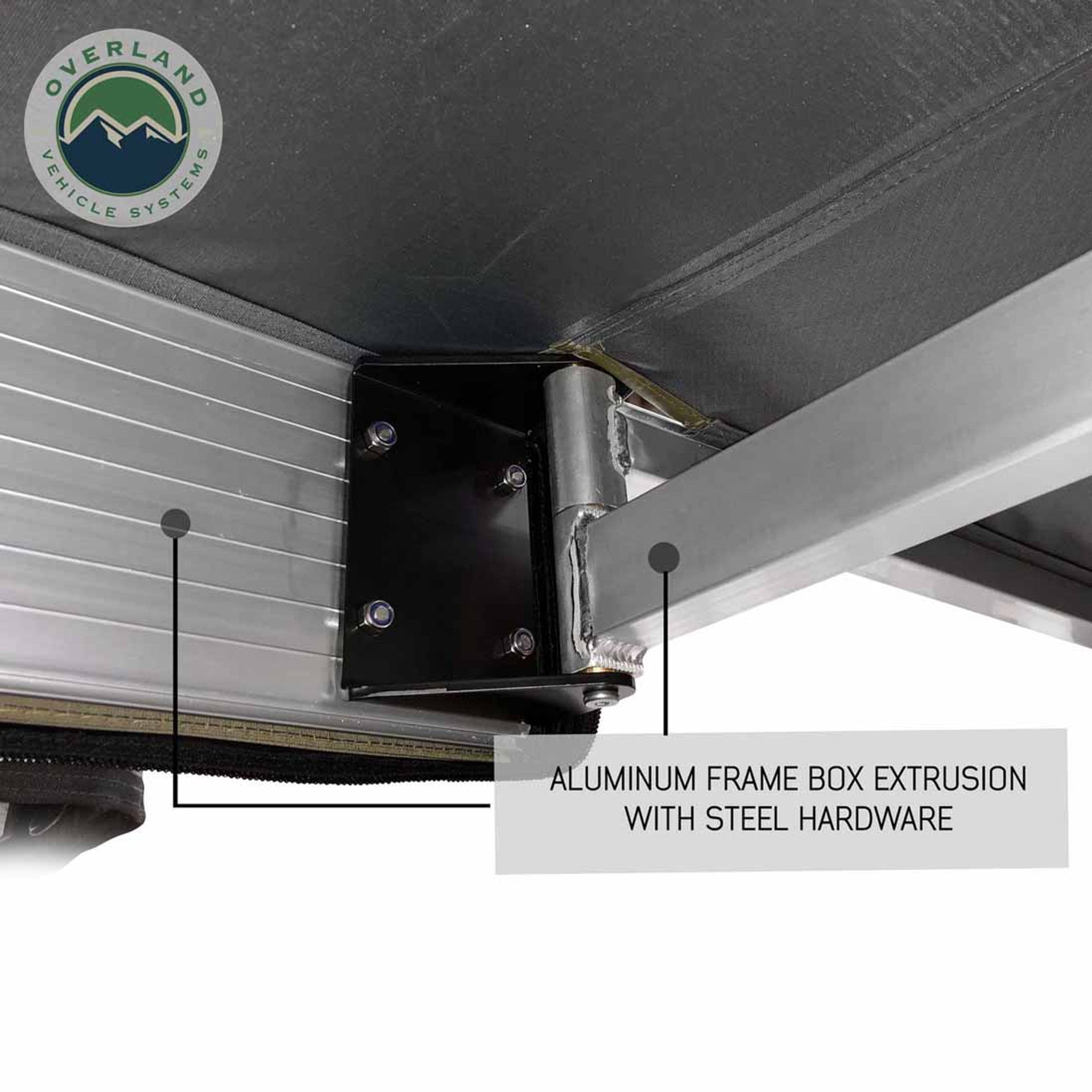 Overland Vehicle Systems HD Nomadic 270 Degree Awning & Wall 1, 2, & 3, Mounting Brackets - Driver Side 19539907
