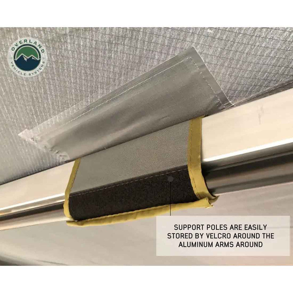 Overland Vehicle Systems HD Nomadic 270 LT Awning & Wall 1, 2, & Mounting Brackets 19579907