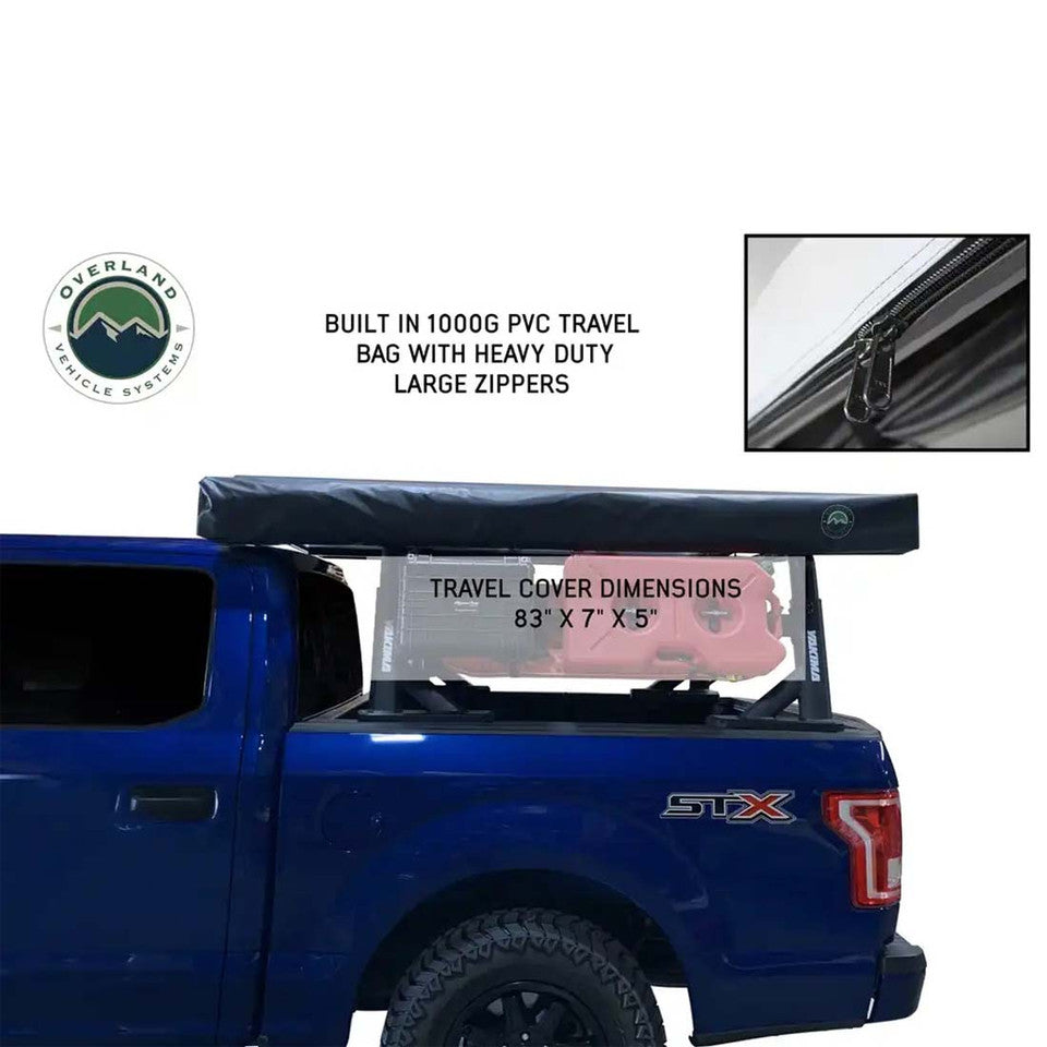 Overland Vehicle Systems HD Nomadic 270 LT Awning & Wall 1, 2, & Mounting Brackets 19579907