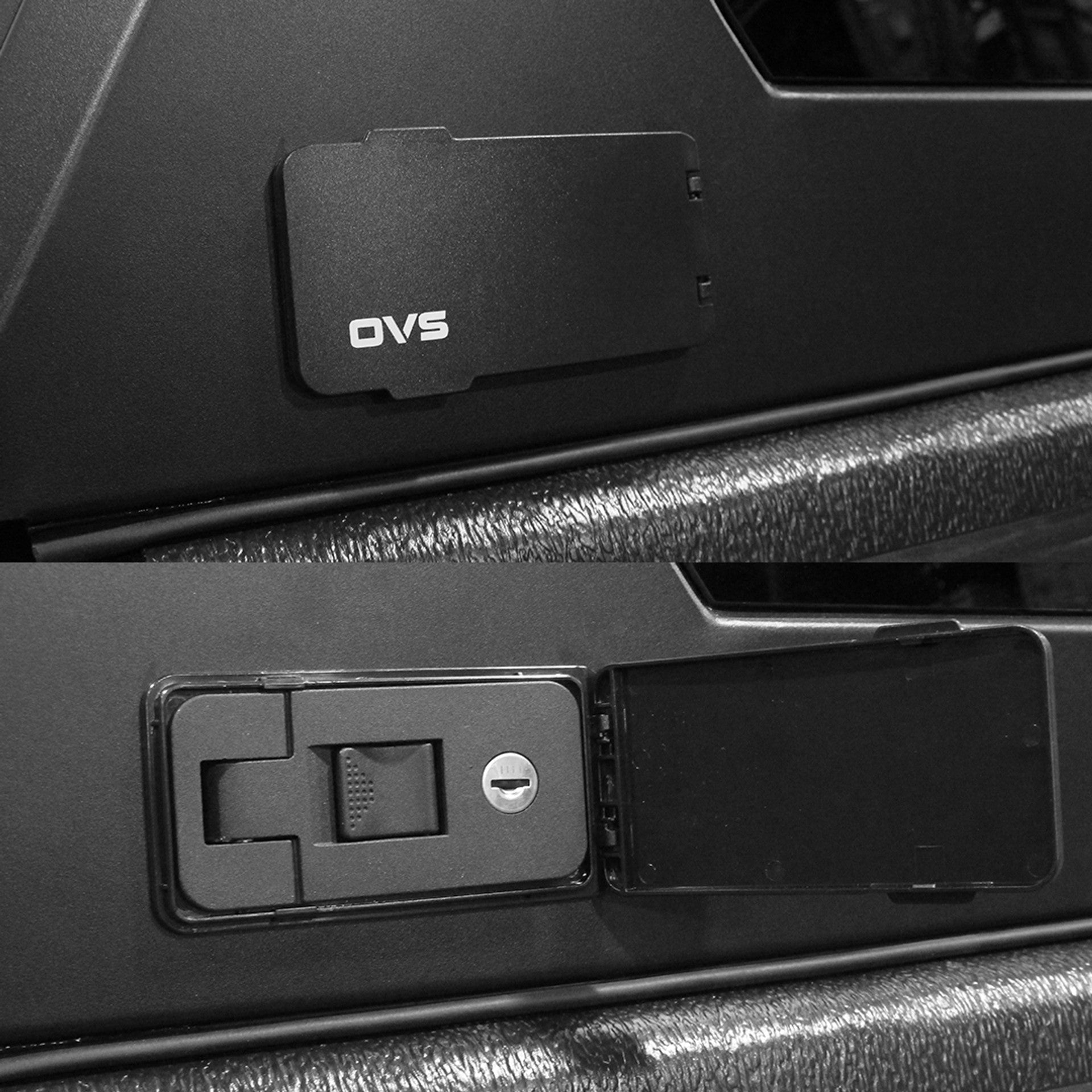 Overland Vehicle Systems Expedition Truck Cap W/Full Wing Doors, Front and Rear Windows & 3rd Brake Light 70100001