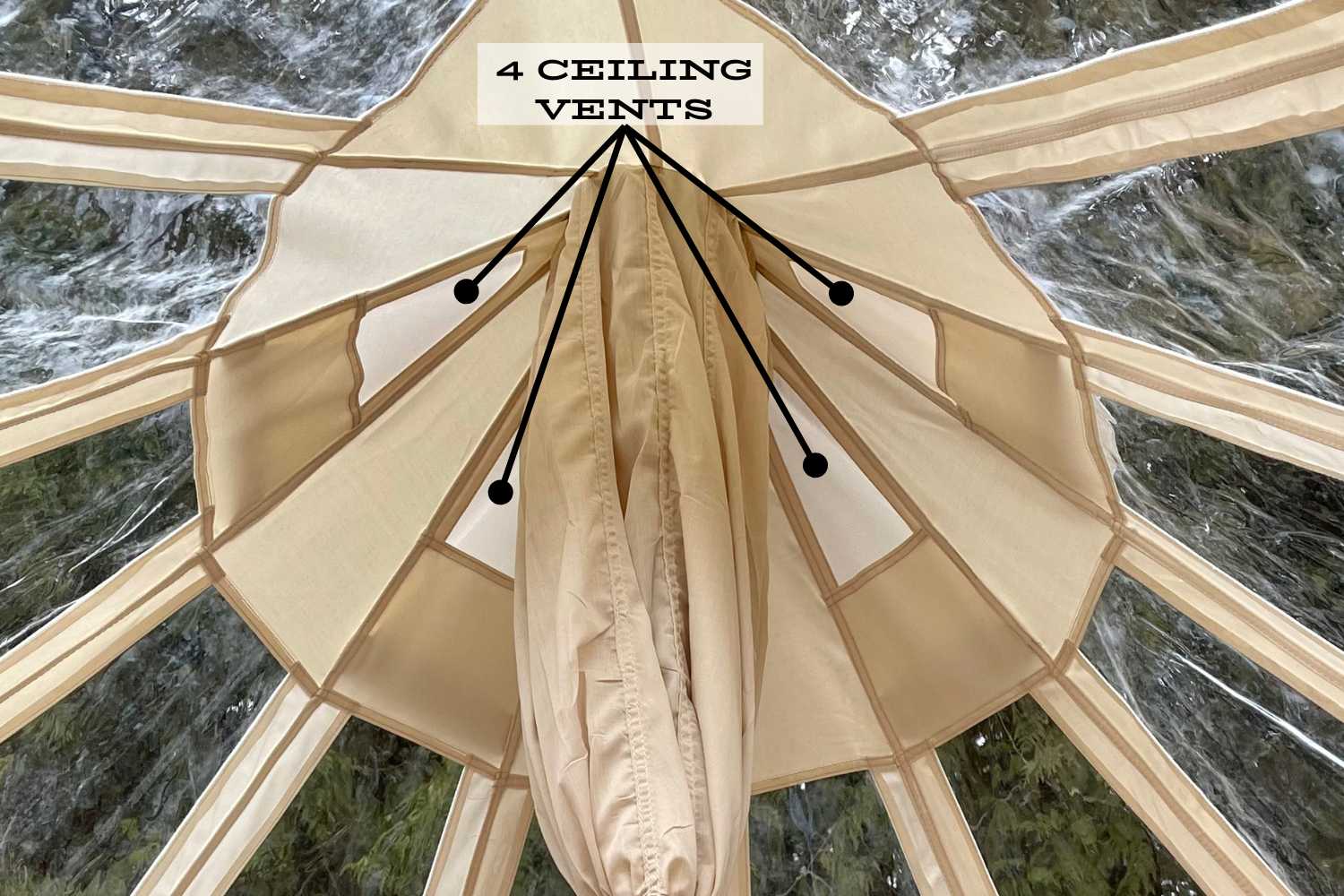 13' (4M) Stella™ Stargazing Canvas Tent