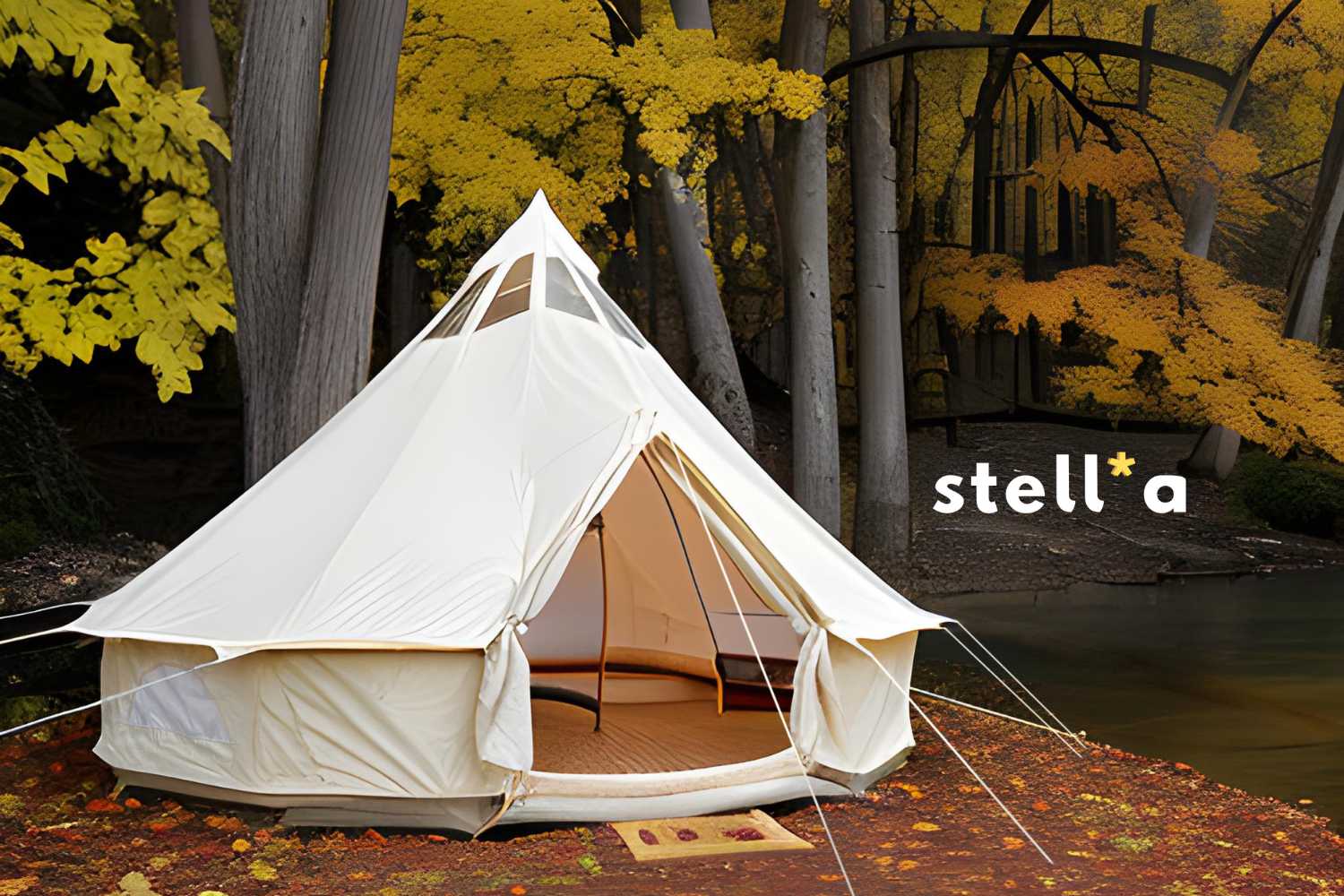 13' (4M) Stella™ Stargazing Canvas Tent