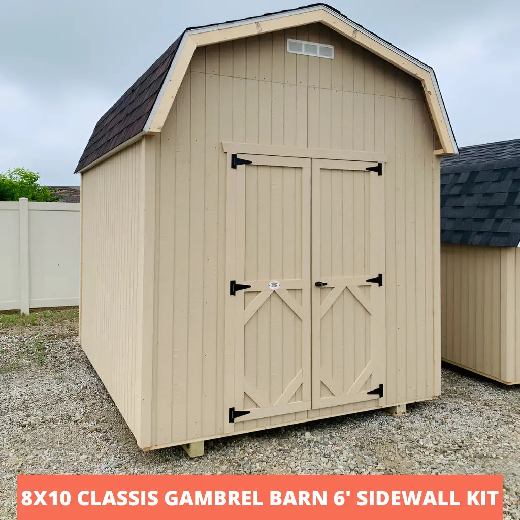 Little Cottage Co. Classic Gambrel Barn 6' Sidewall Kit