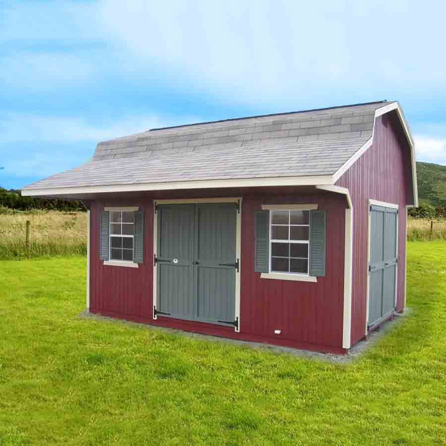 Little Cottage Co. Classic Small Barn with 5' Overhang