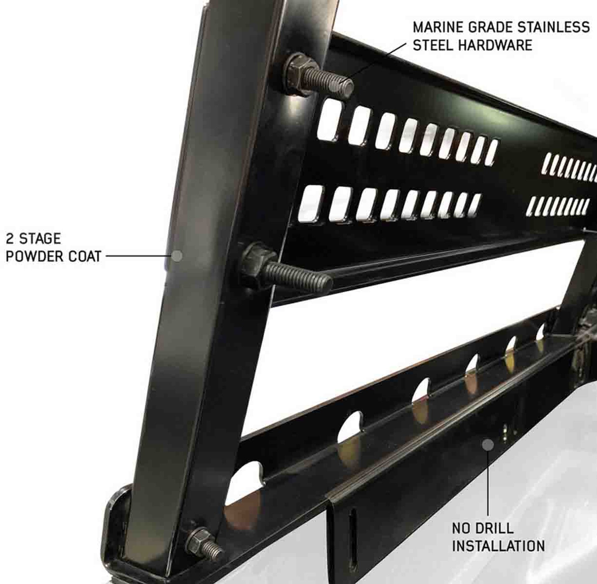 Overland Vehicle Systems Discovery Rack - Mid Size Truck Short Bed Application 22030101