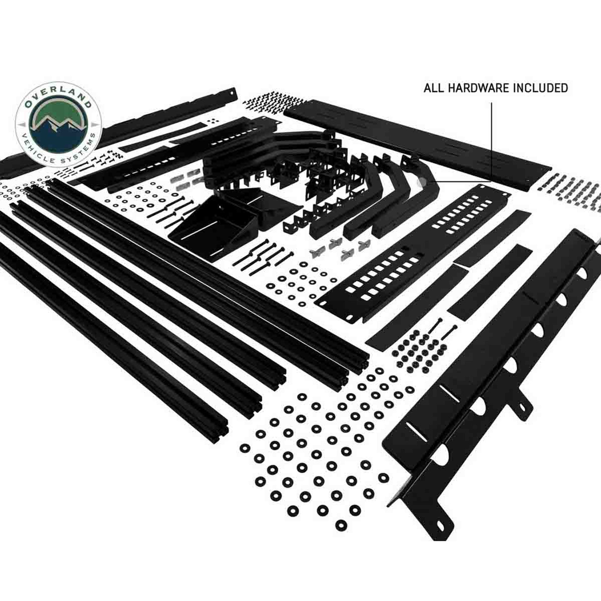 Overland Vehicle Systems Discovery Rack - Mid Size Truck Short Bed Application 22030101