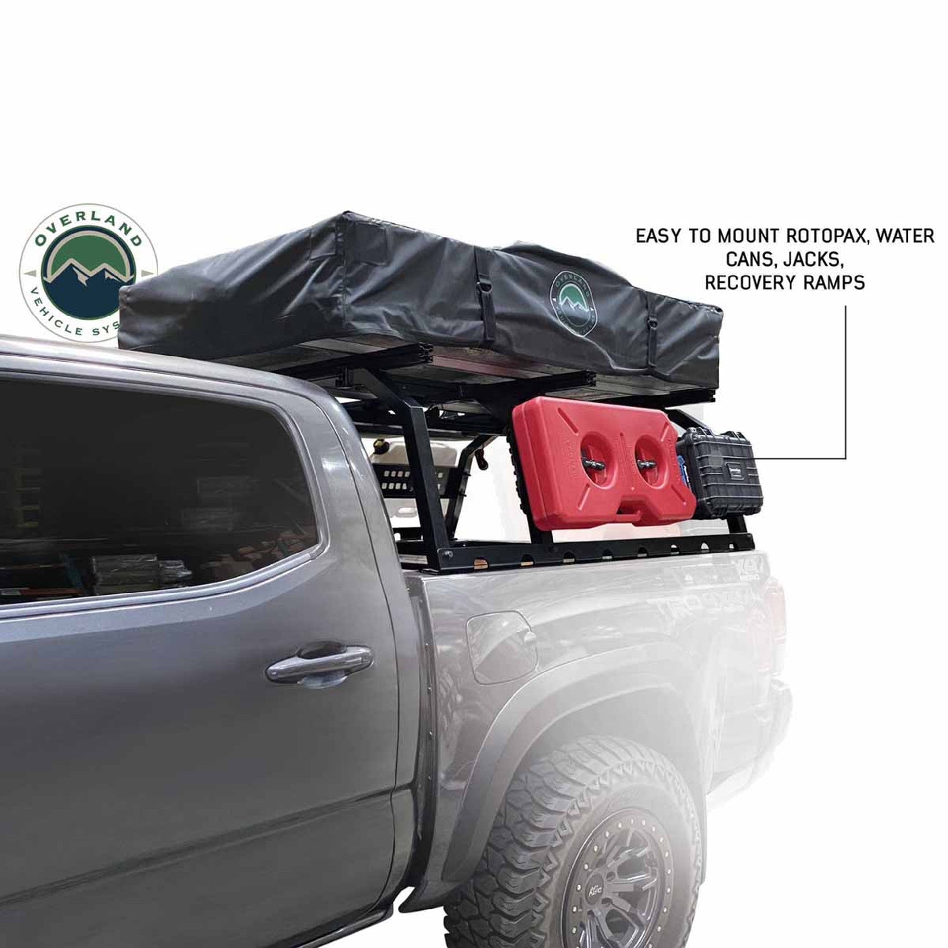 Overland Vehicle Systems Discovery Rack - Mid Size Truck Short Bed Application 22030101