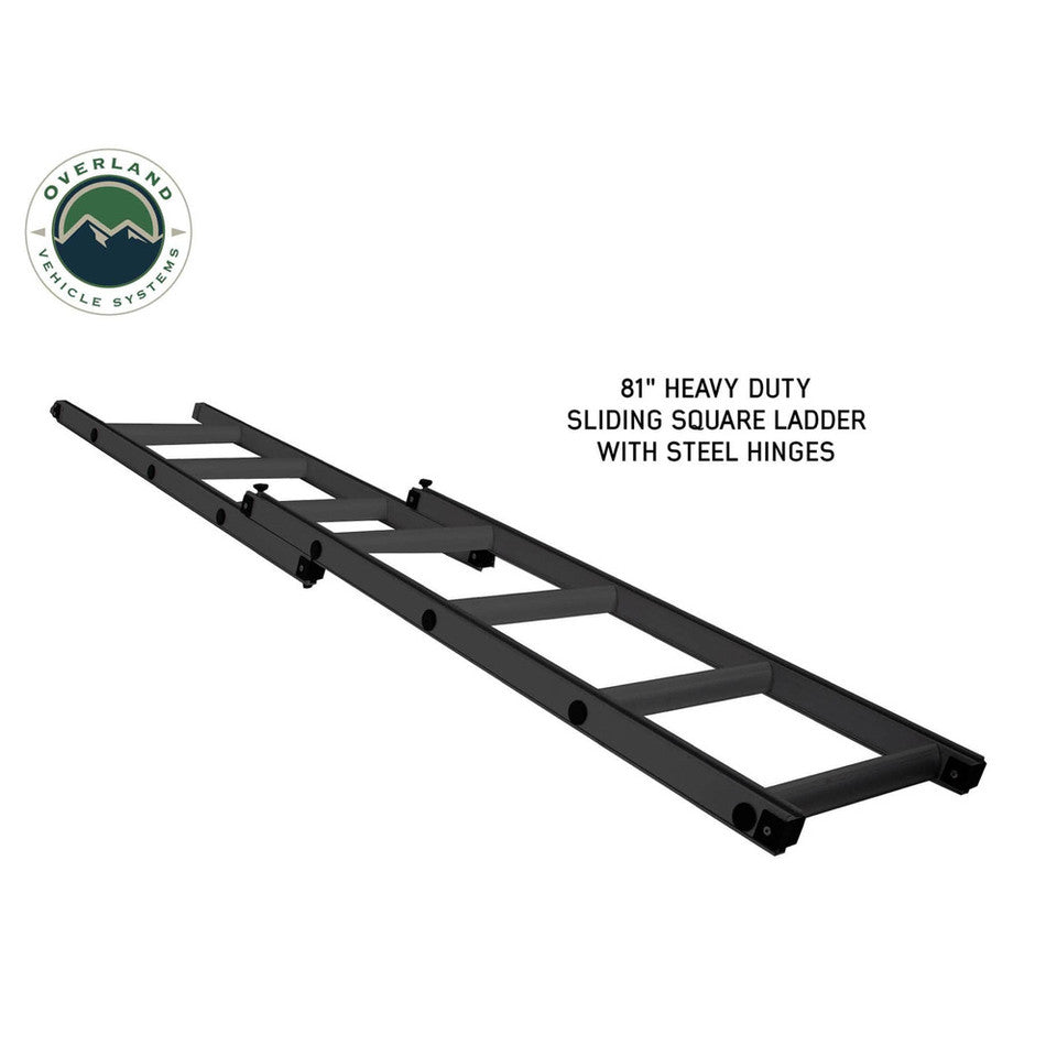 Overland Vehicle Systems LD TMBK 3 Soft Shell Roof Top Tent, Tan Body & Green Rainfly 18119733