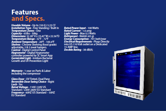 Steak Locker Home Edition Dry Age Fridge SL150