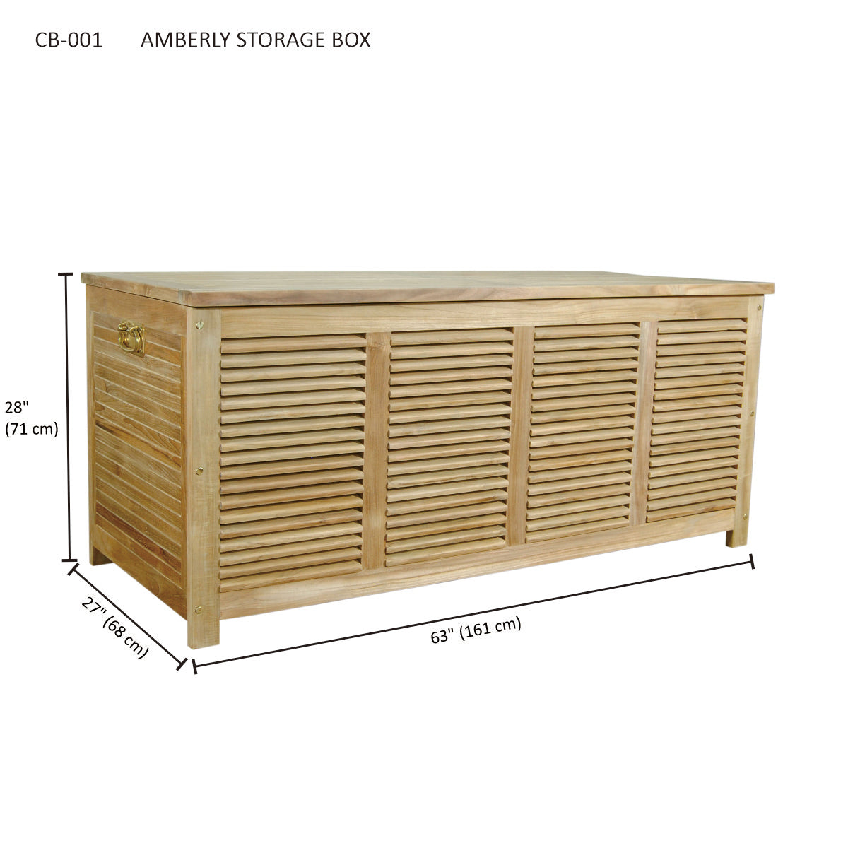 Anderson Teak Amberly Storage Box CB-001
