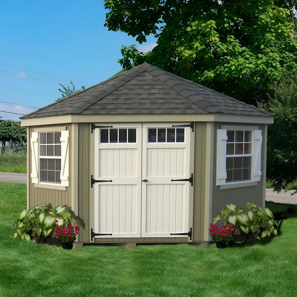 Little Cottage Co. Colonial Five-Corner 10x10 Shed Kit